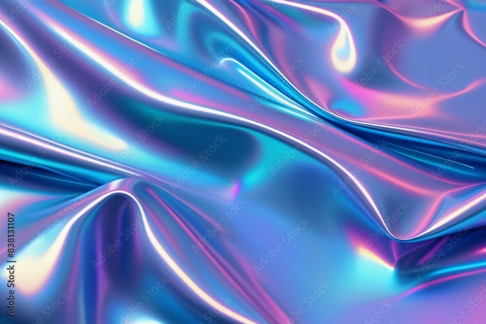 Fototapeta premium Abstract holographic background foil texture