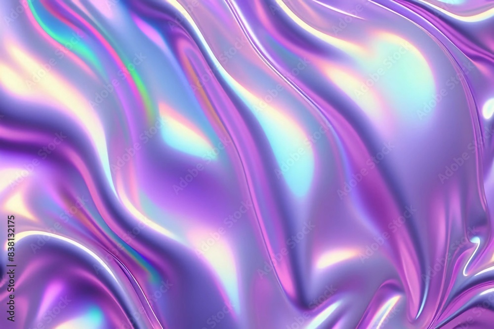 Fototapeta premium Abstract holographic background foil texture