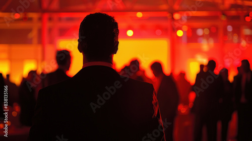 Special service agent, bodyguard on social event