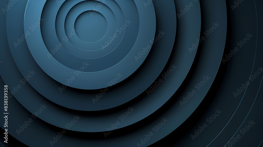 Background with circular layers vector image Background with circular layers vector image