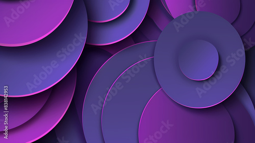 Background with circular layers vector image