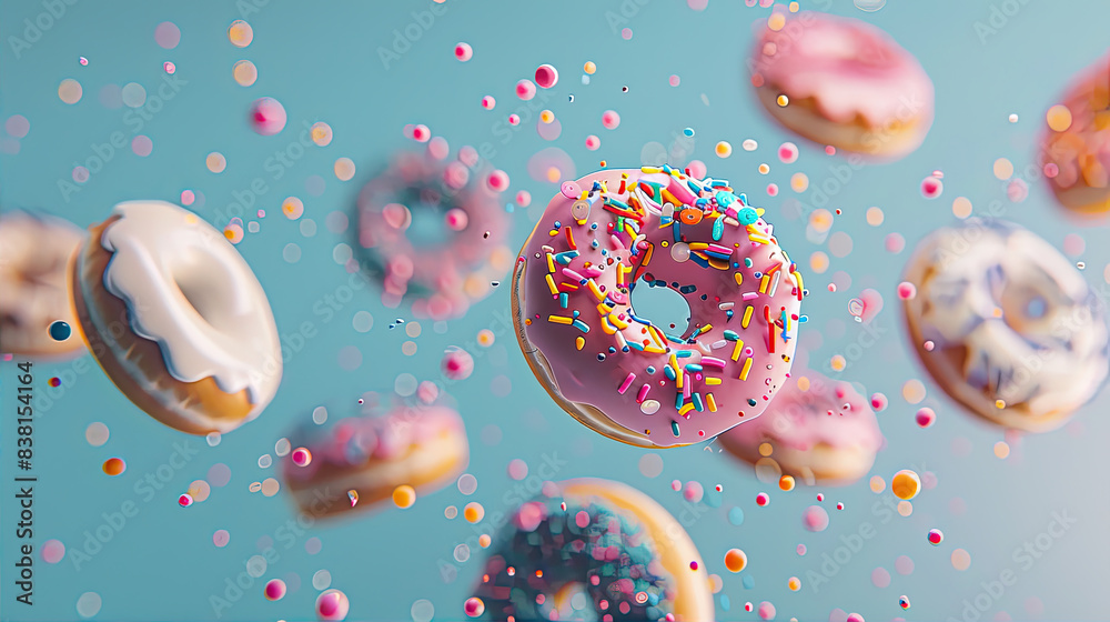 doughnut advert background 