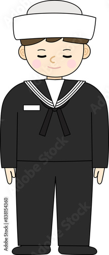 대한민국 호국보훈의 달 벡터 일러스트 오브젝트 (Korea Navy Uniform, Navy Character, 현충일, 국군의 날, 625 전쟁, 연평해전, 육군, 한국 군인, 군복, 모자, 장교, 여군, 무궁화, 태극기, 현충원, 전쟁기념관, 국가유공자, 보훈가족)