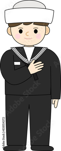 대한민국 호국보훈의 달 벡터 일러스트 오브젝트 (Korea Navy Uniform, Navy Character, 현충일, 국군의 날, 625 전쟁, 연평해전, 육군, 한국 군인, 군복, 모자, 장교, 여군, 무궁화, 태극기, 현충원, 전쟁기념관, 국가유공자, 보훈가족)