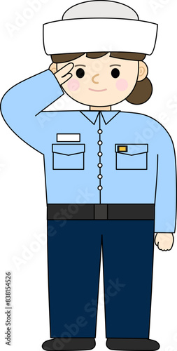대한민국 호국보훈의 달 벡터 일러스트 오브젝트 (Korea Navy Uniform, Navy Character, 현충일, 국군의 날, 625 전쟁, 연평해전, 육군, 한국 군인, 군복, 모자, 장교, 여군, 무궁화, 태극기, 현충원, 전쟁기념관, 국가유공자, 보훈가족)
