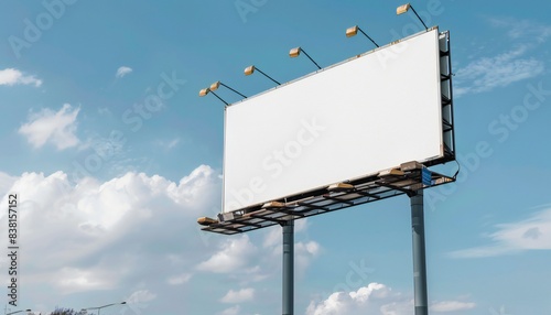 No-cost PSD mockup featuring a blank billboard