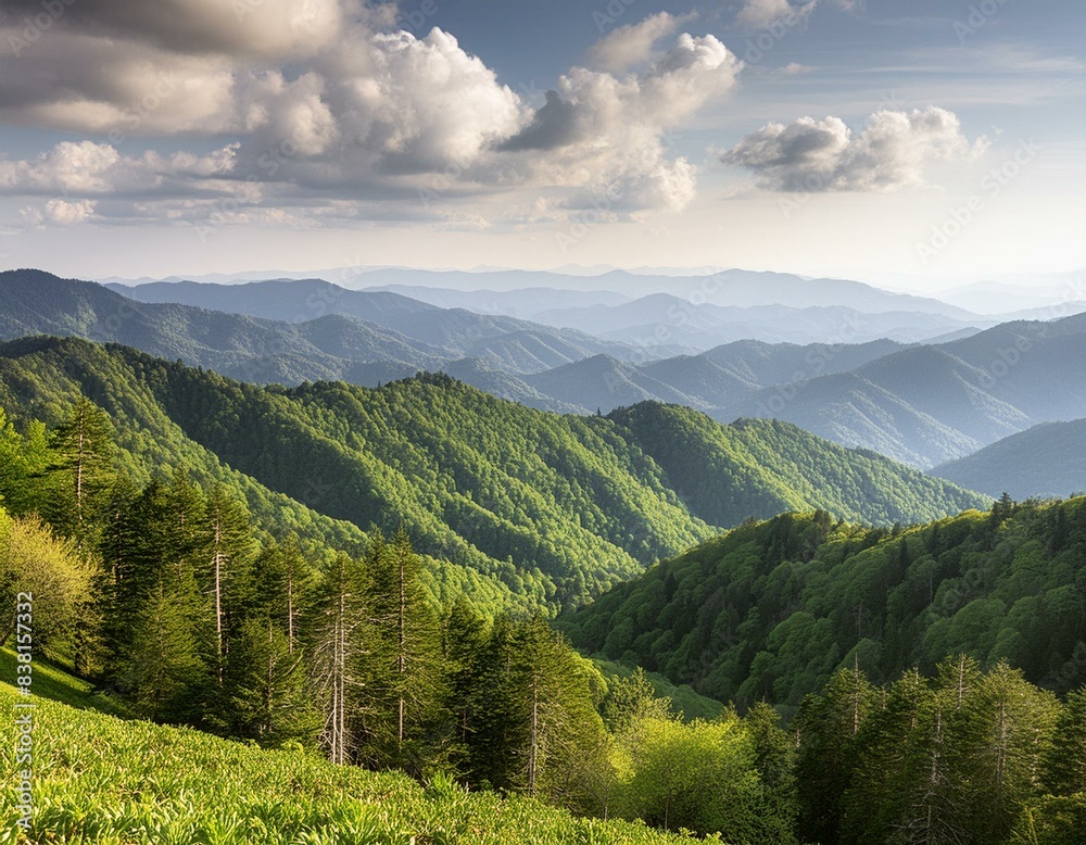 Fototapeta premium mountain landscape with mountains