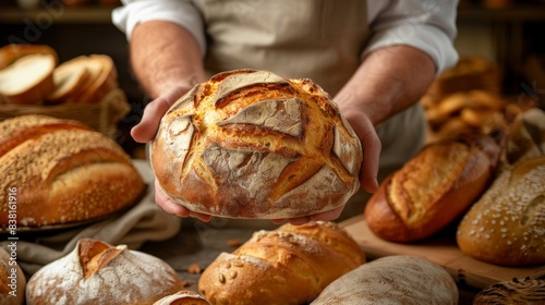 The freshly baked bread photo