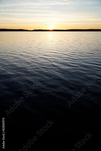 Fototapeta Naklejka Na Ścianę i Meble -  Sunset over lake - Masuria, Poland