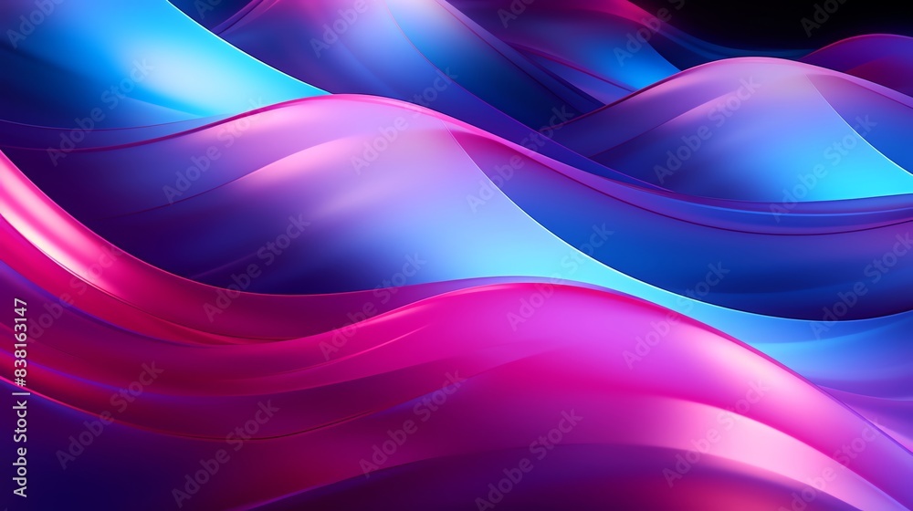Abstract background with vibrant blue and pink waves. Abstract background with vibrant blue and pink waves.