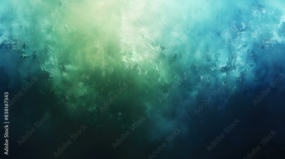Fototapeta premium Gradient indigo to jade smooth background