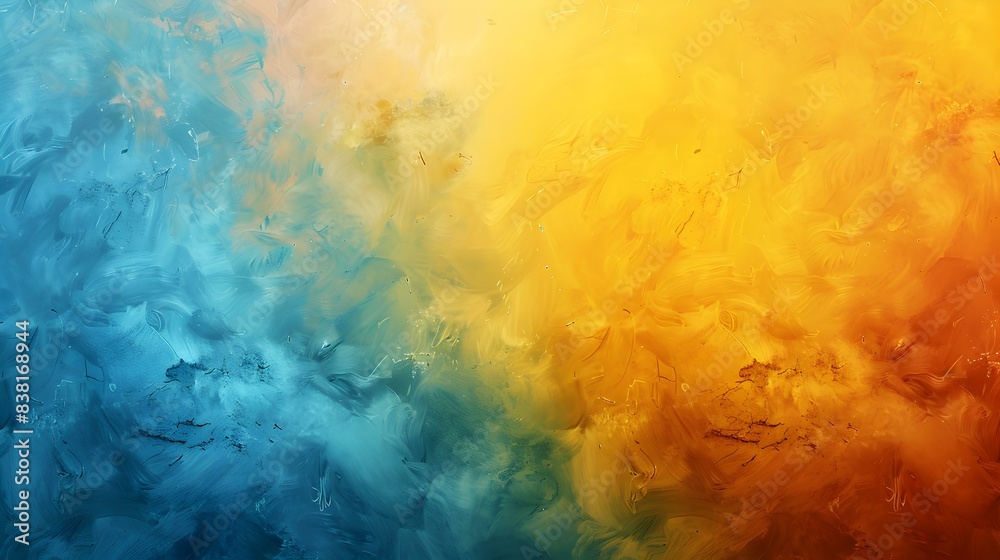 Naklejka premium Gradient Azure to sunshine backdrop