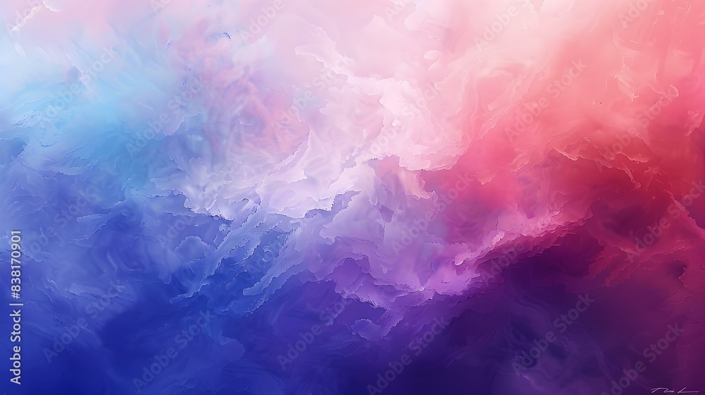 Gradient light coral to violet banner
