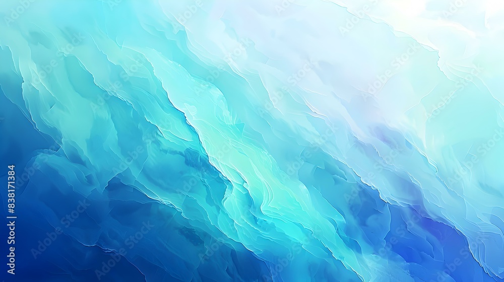Obraz premium Gradient Sapphire to mint background