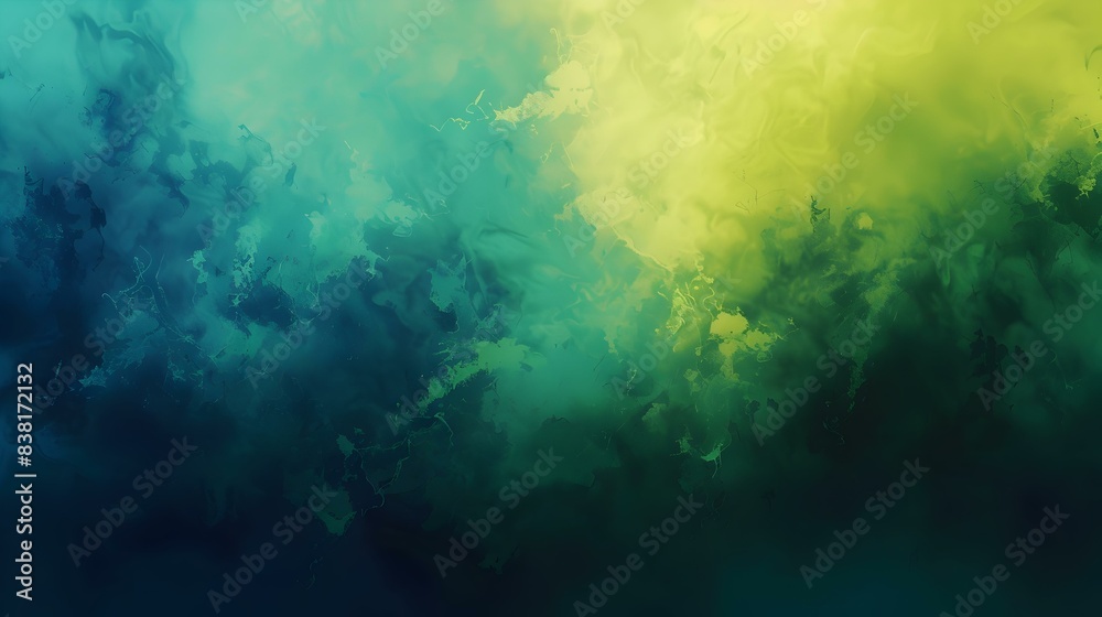 Fototapeta premium Gradient Olive to indigo blend abstract