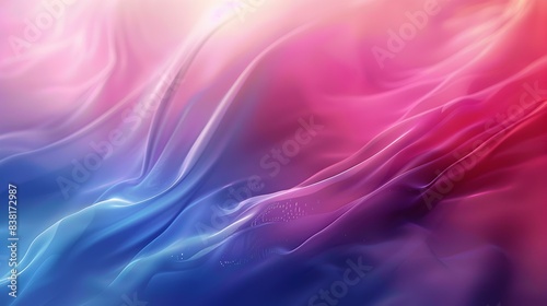 Gradient ruby to sapphire banner