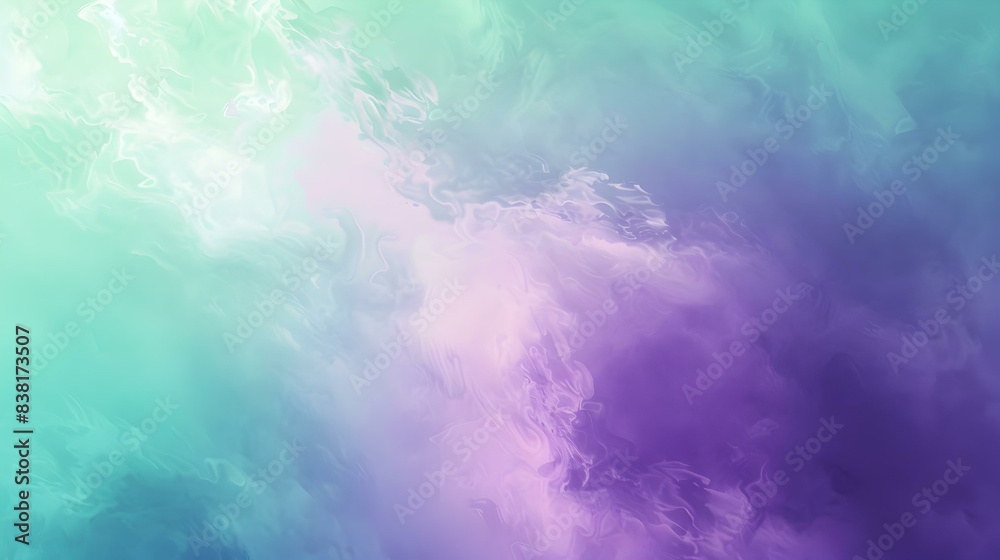Fototapeta premium Gradient jade to lavender effect abstract