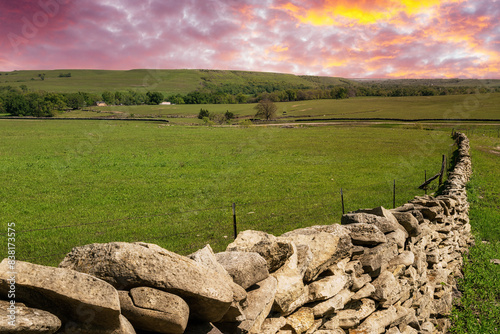 Flint Hills Sunset photo