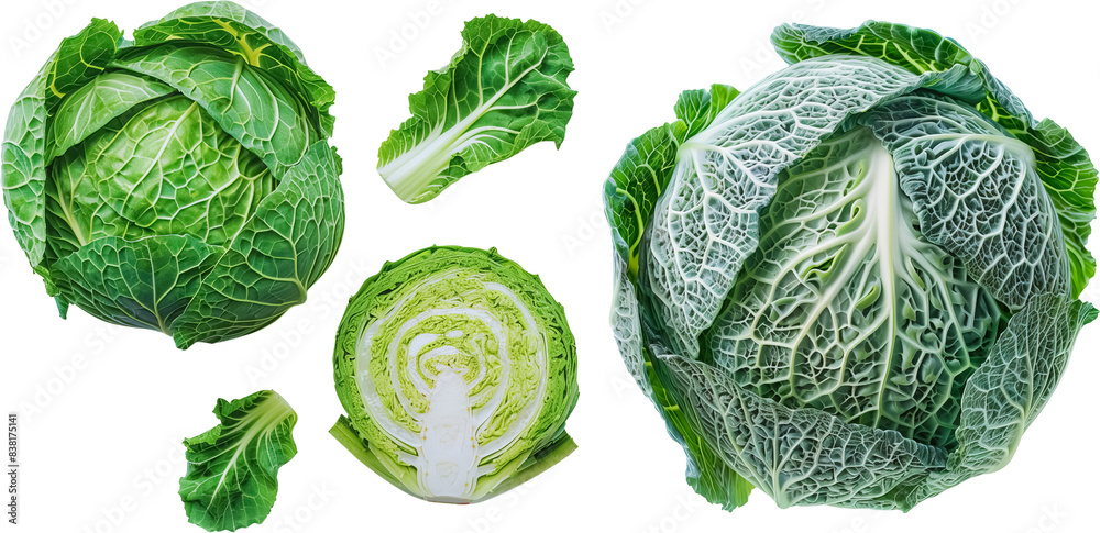 Cabbage isolated on transparent background, Cabbage png no background ...