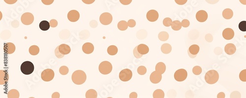 Repeated modern soft pastel color vector art pointed dots pattern repetition recurrence cyclic looping circle bubble circles bubbles graphic colorful color minimalist design
