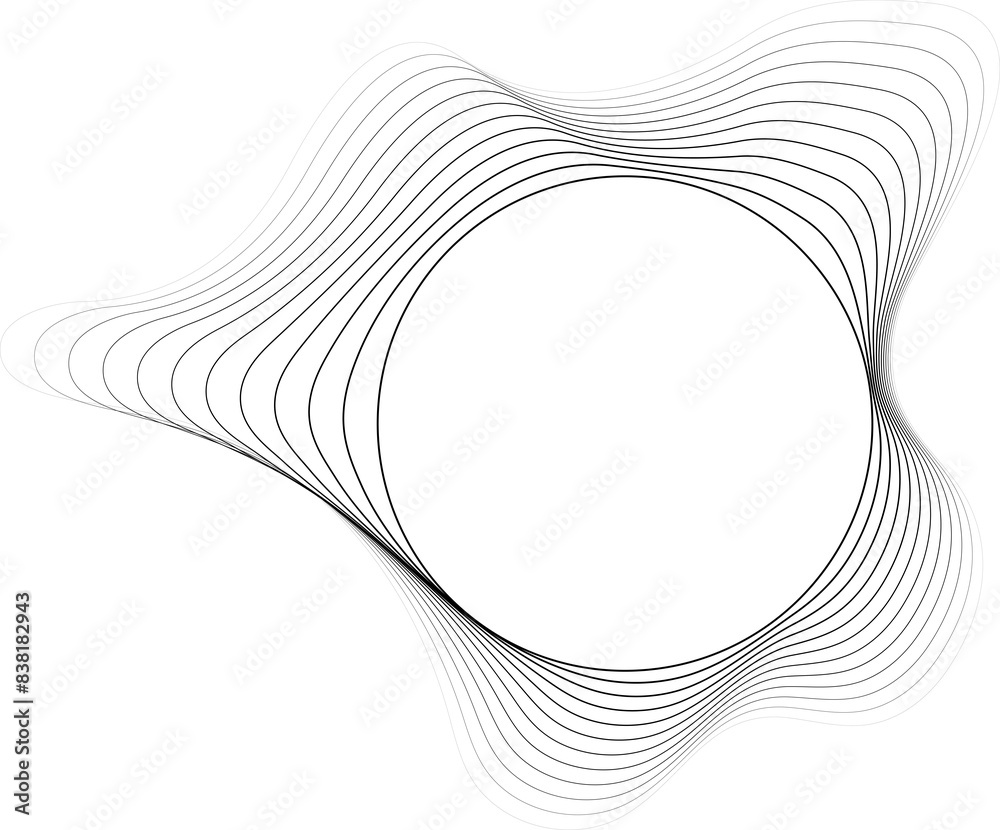 Circle frame line liquid blend gradient emblem for badges, tag, logo Circle frame line liquid blend gradient emblem for badges, tag, logo