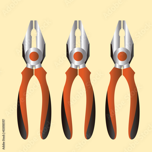 set of tools isolated pillers