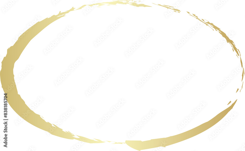 Gold oval grunge frames. Luxury design Gold oval grunge frames. Luxury design
