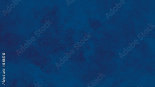 Vector watercolor art background. Grunge blue cement wall image.