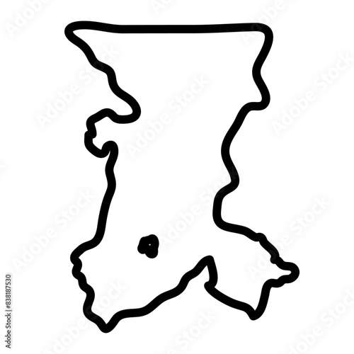 Koulikoro vector map