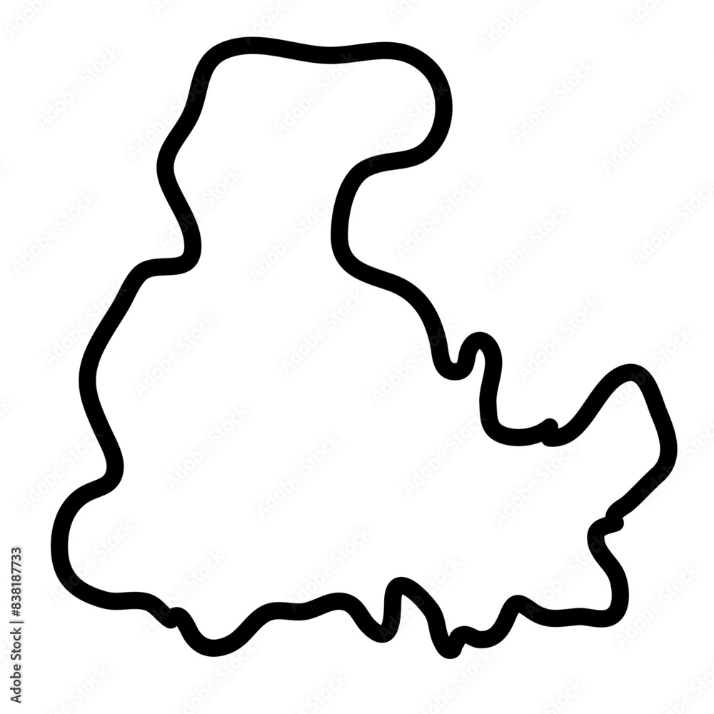 Segou vector map