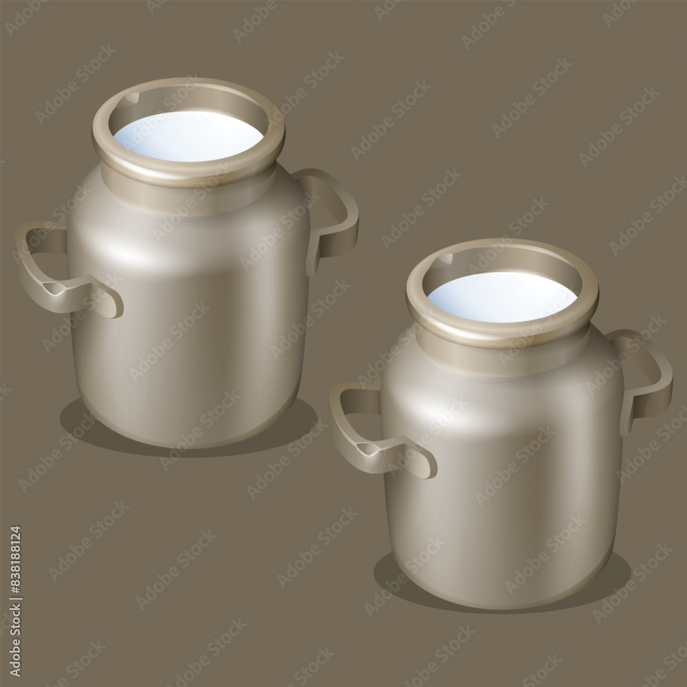 illustration of a pot with milk illustration of a pot with milk