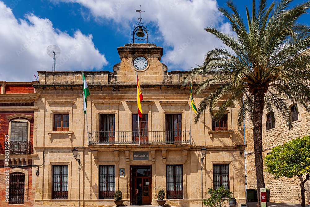 Naklejka premium Rathaus, Bornos, Andalusien, Spanien