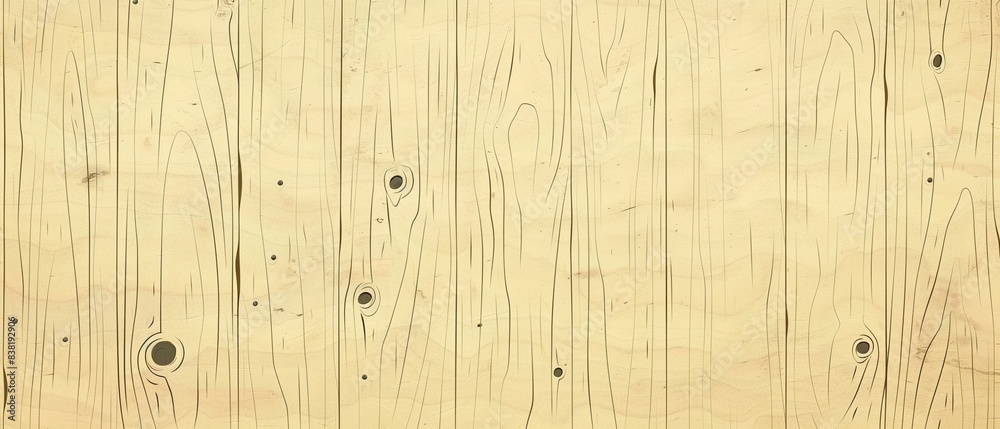 Obraz premium Detailed wood texture of MDF particle board, realistic, neutral colors, highresolution, ample copy space