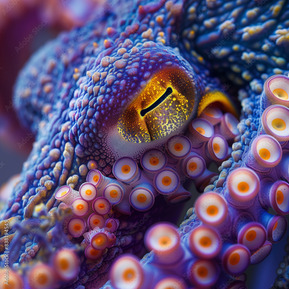 Obraz premium 문어 얼굴