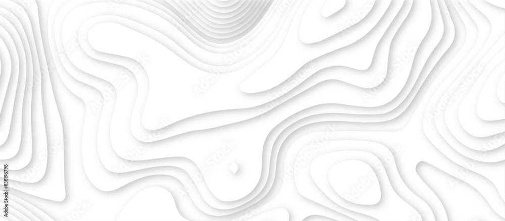 Abstract White paper cut background with lines.3d realistic papercut decoration textured with wavy layers. modern wallpaper texture and 3d realistic design use for banner flyers, posters. Abstract White paper cut background with lines.3d realistic papercut decoration textured with wavy layers. modern wallpaper texture and 3d realistic design use for banner flyers, posters.