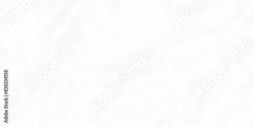 Light gray vector background, banner, imitation of a geographical map, contour lines