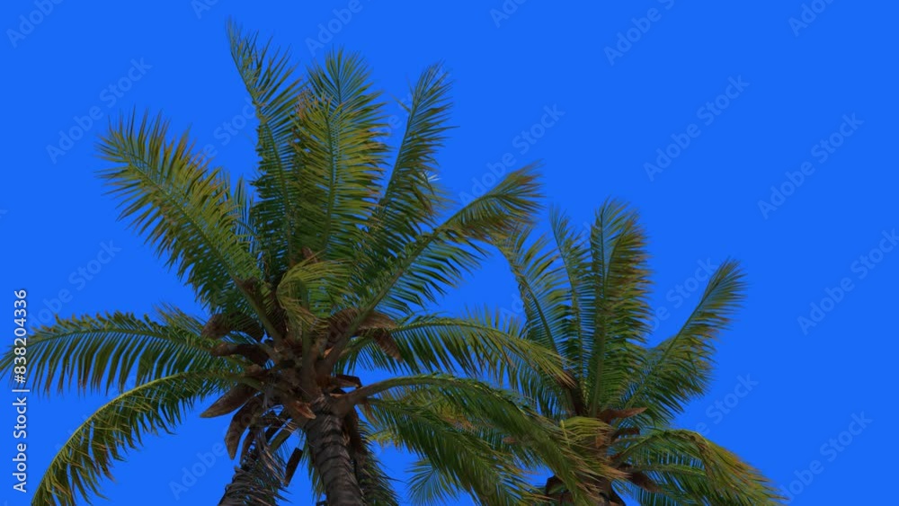 3d render Foreground coconut Animation on blue background
3d render Foreground coconut Animation on blue background