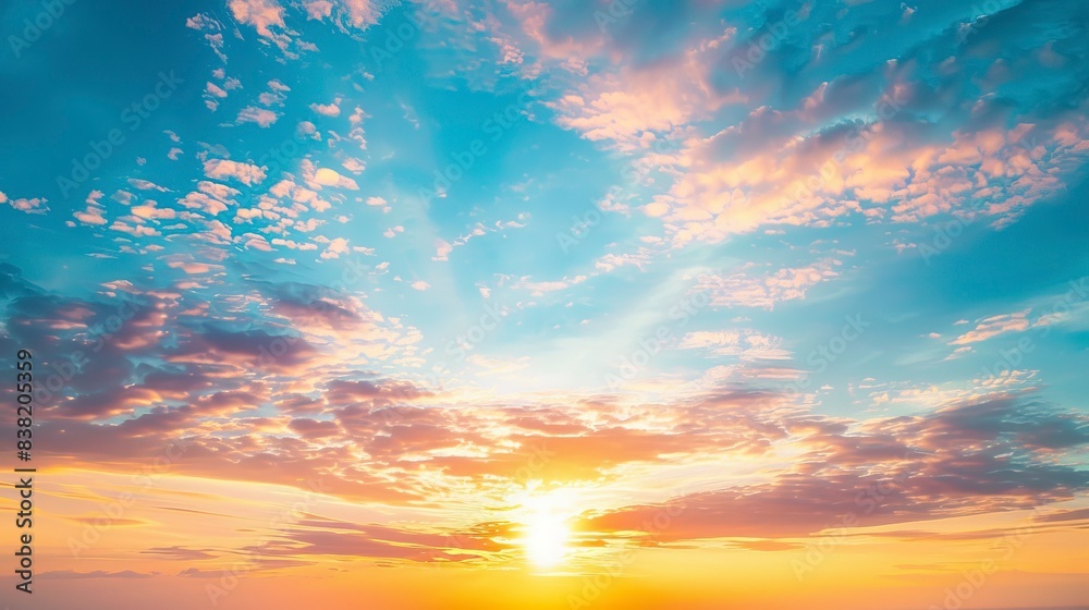 Beautiful sunset sky. Nature sky backgrounds Beautiful sunset sky. Nature sky backgrounds
