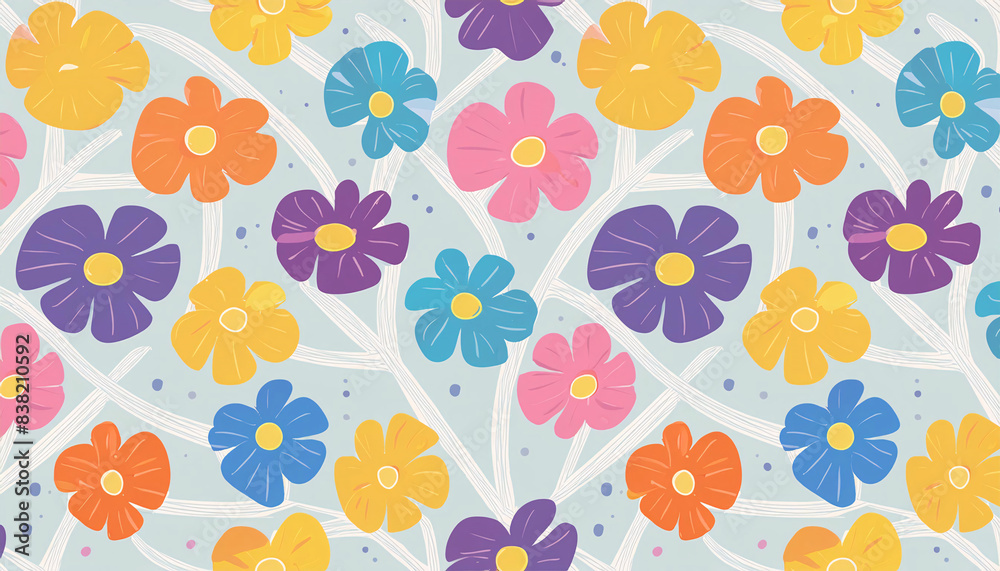 seamless pattern with flowers seamless pattern with flowers
