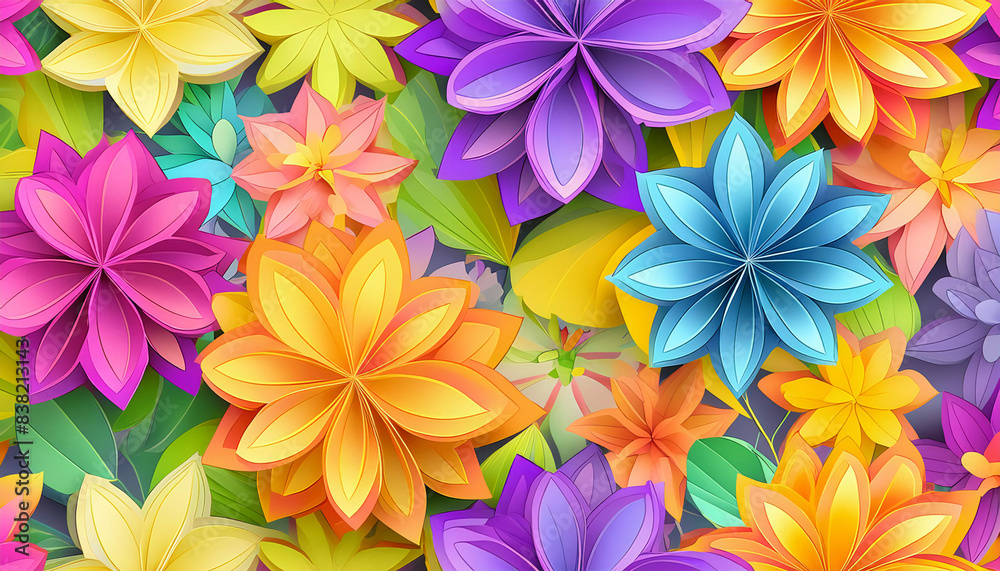 colorful flowers background colorful flowers background