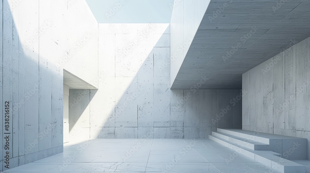 Obraz premium Abstract Modern Minimalist Architecture Design Background