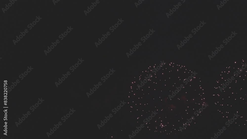 Awesome Real Huge Firework on Deep Black Background Sky on Fireworks festival. Colorful fireworks on 4th of July, Independence day in USA. High quality 4K slow mo video. ProRes422 10bit ungraded C-LOG Awesome Real Huge Firework on Deep Black Background Sky on Fireworks festival. Colorful fireworks on 4th of July, Independence day in USA. High quality 4K slow mo video. ProRes422 10bit ungraded C-LOG