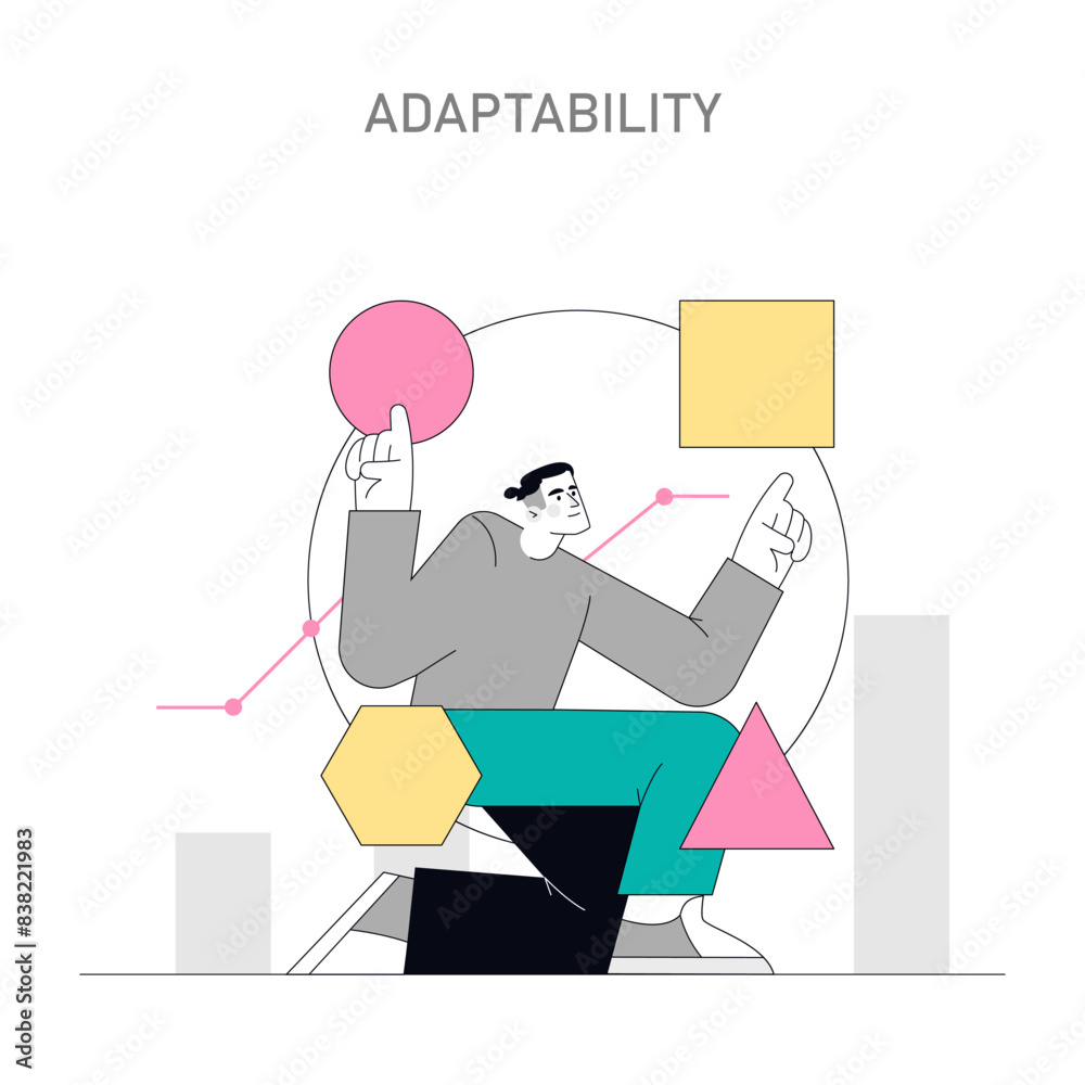 Soft Skills Flat Vector illustration. Soft Skills Flat Vector illustration.