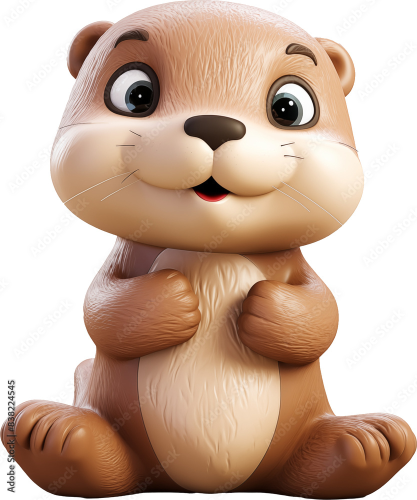 Naklejka premium otter