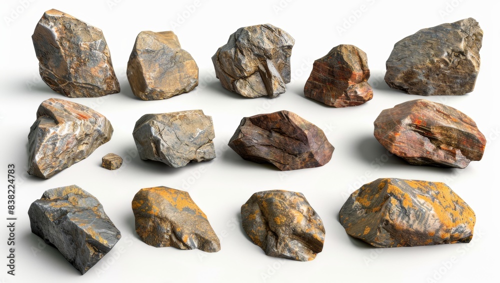 PNG file with transparent background of hard rock stone shape 3D rendering PNG file with transparent background of hard rock stone shape 3D rendering