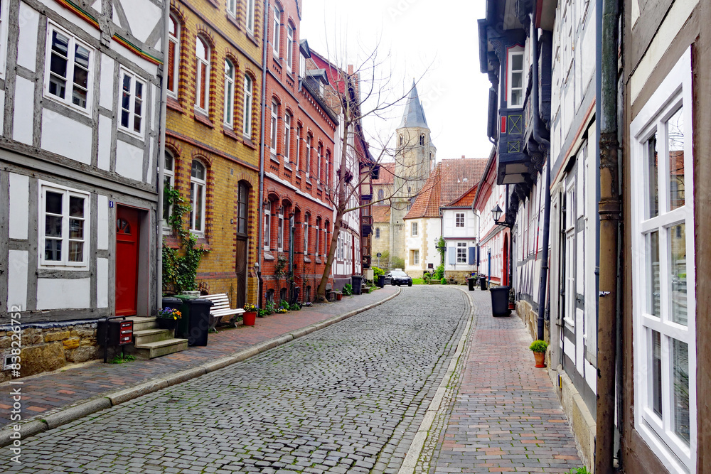Fototapeta premium Hildesheim Historisches Fachwerkviertel