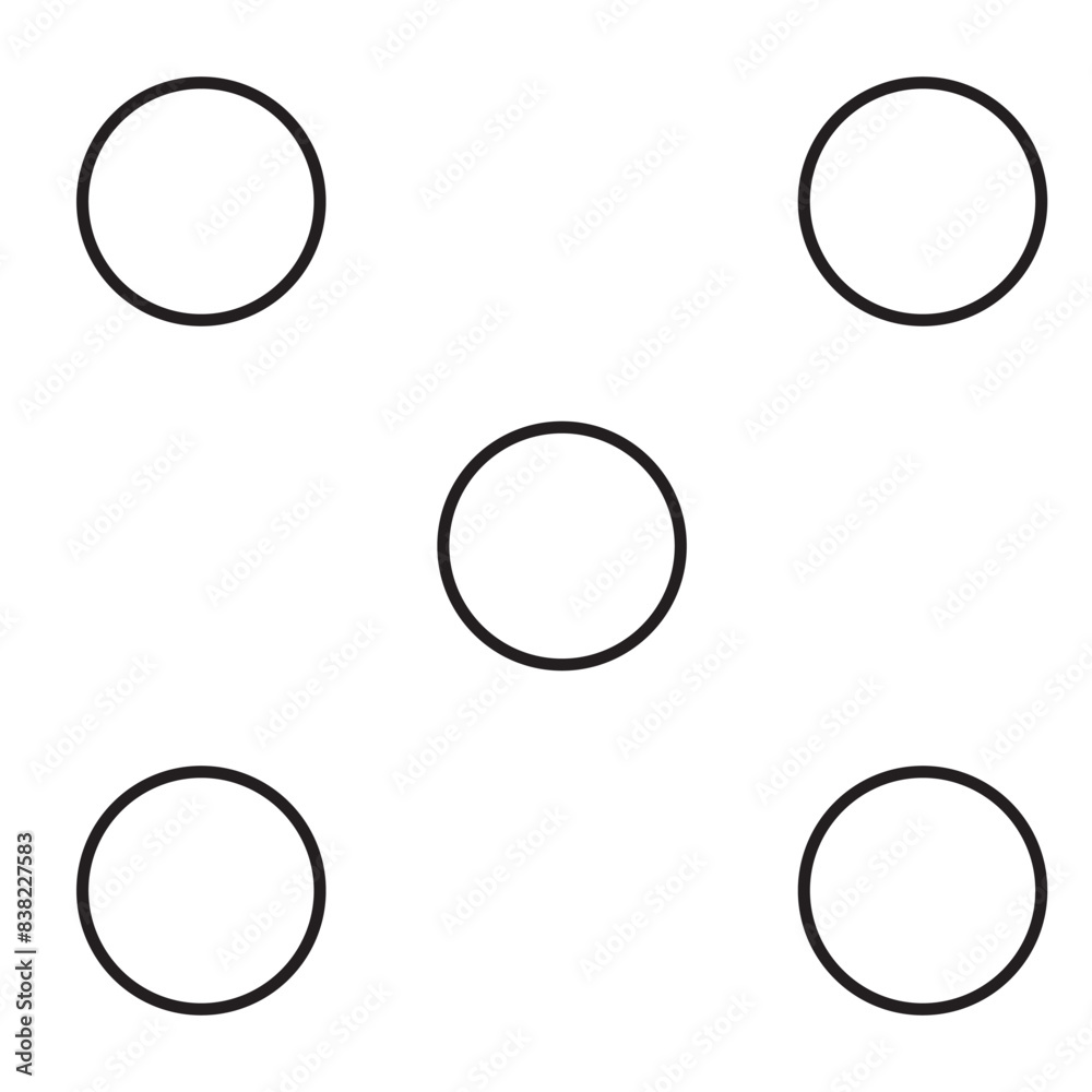 5 dots square settings or options icon, Help option account concept, trendy flat style for your design, logo, website, social media, UI, mobile app. EPS 10/AI 5 dots square settings or options icon, Help option account concept, trendy flat style for your design, logo, website, social media, UI, mobile app. EPS 10/AI