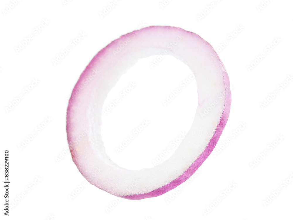 Ring of fresh onion isolated on white Ring of fresh onion isolated on white