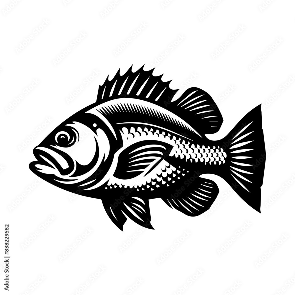 fish silhouette isolated on white fish silhouette isolated on white