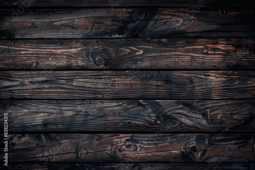 weathered barn wood background with knots. brown old wood